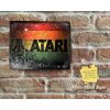 Rustic ATARI LOGO Retro Colour Bars Metal Sign [317]
