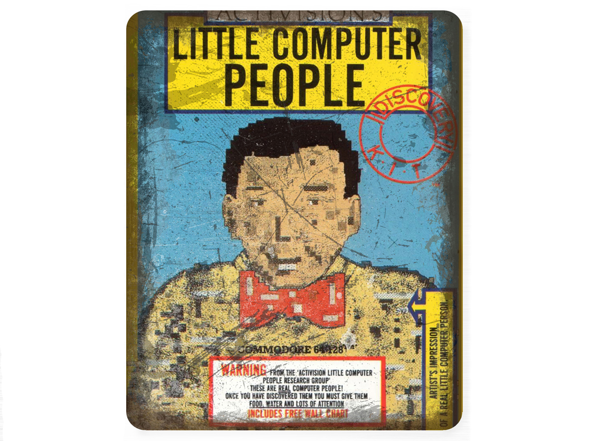 Rustic Commodore 64, Amiga Game Little Computer People Box Artwork ...