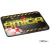 Rustic Yellow Commodore AMIGA TEXT Warning Stripes Mouse Mat [390]