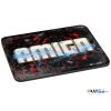 Rustic AMIGA TEXT with Lightning Eye-Catching Red Cubes Mouse Mat [435]
