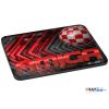 Rustic AMIGA TEXT & Boing Ball Red & Black Chevron Design Mouse Mat [514]