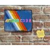 Rustic Colourful AMIGA CD32 TEXT Retro Coloured Stripes Metal Sign [477]