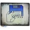 Retro Rustic Amiga Workbench 1.3 Screen Printed onto - Metal Sign