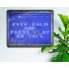 Keep Calm And Press Play On Tape - Commodore 64 inspired Rustic Metal Sign [1000]