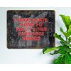 I Know Karate, Kung Fu And 37 Other Dangerous Words - Funny Quote Rustic Metal Sign [1121]